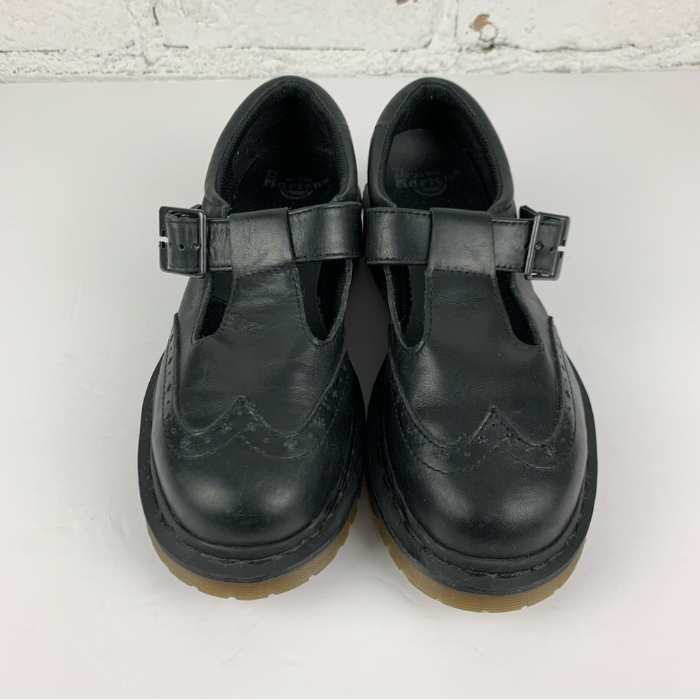 Dr. Martens Black Leather Flats - Picture 3 of 12